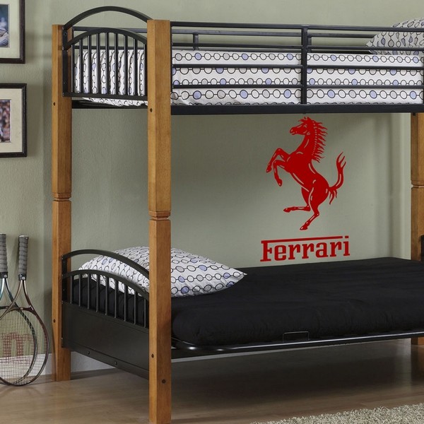 Exemple de stickers muraux: Ferrari Logo